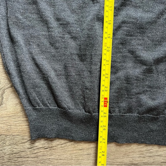 NWT Time Pieces 100% Merino Wool Gray Pullover Sweater Men's size XL - Picture 9 of 9